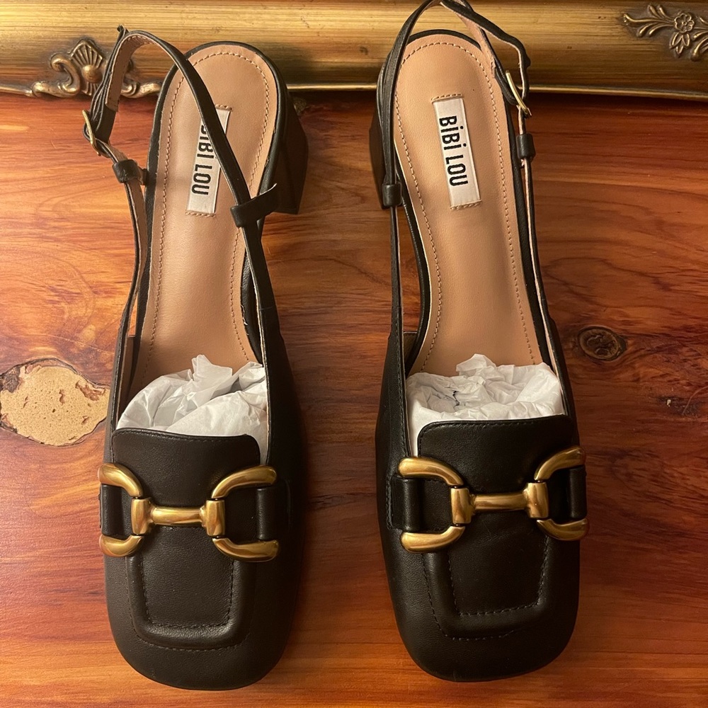 Bibi Lou loafer heels (NEW)